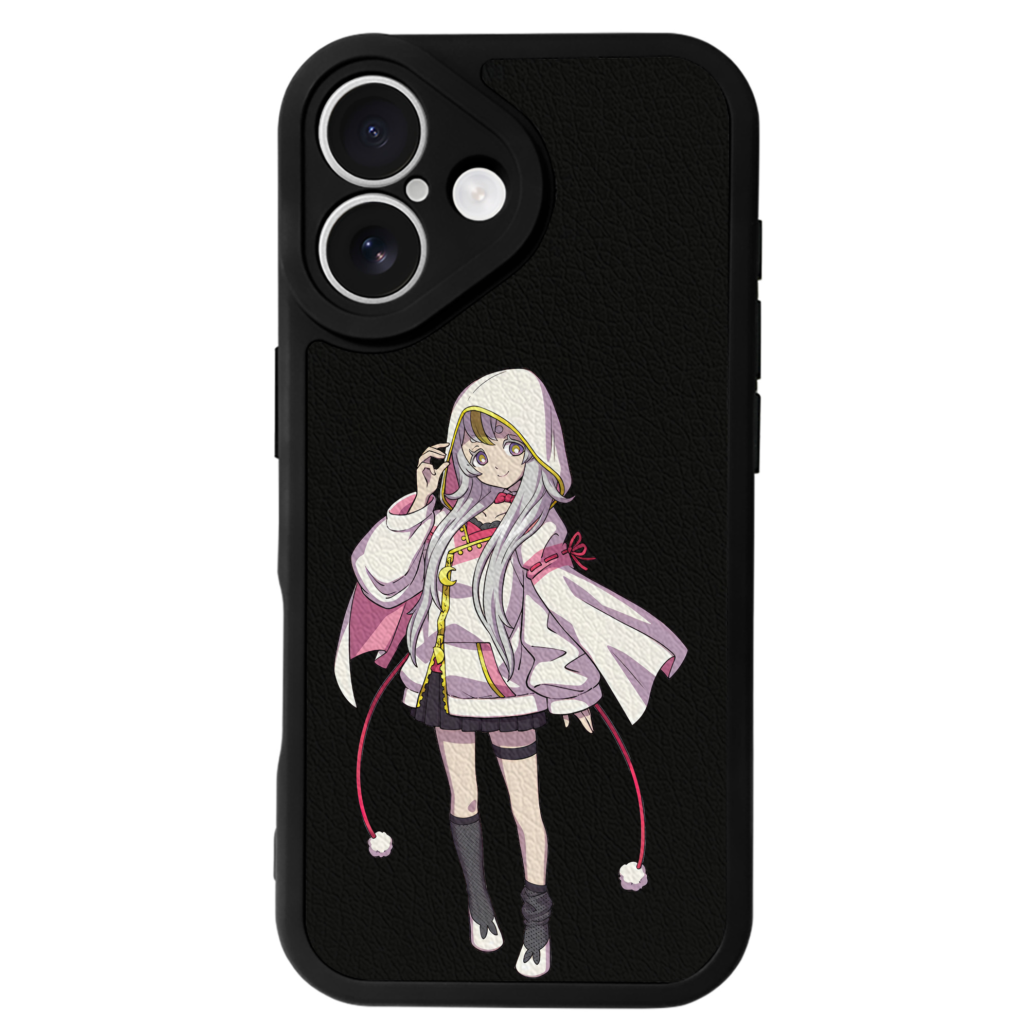 （画像用） 妖怪ウォッチ Yo-kai Watch 【iPhone 16シリーズ対応】シリコンスマホケース（レザー調） 材質：シリコン